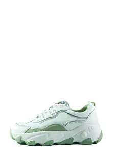 Кросівки демісезон жіночі Lonza T012-15 біло-зелені