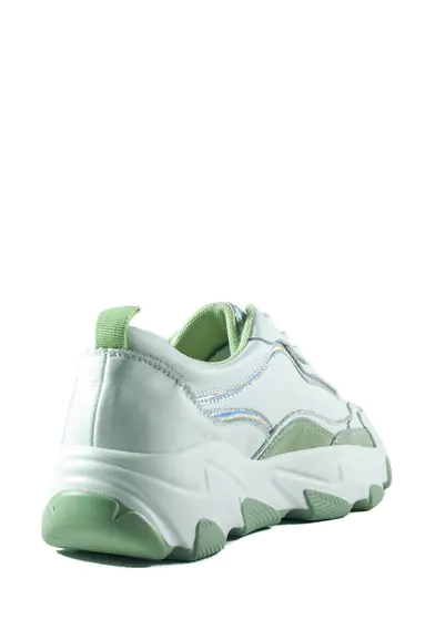Кросівки демісезон жіночі Lonza T012-15 біло-зелені фото 2 — інтернет-магазин Tapok