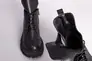 Ботинки женские кожаные черного цвета на байке Фото 9