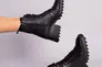 Ботинки женские кожаные черного цвета на небольшом каблуке Фото 9