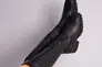 Сапоги женские кожаные черные на небольшом каблуке Фото 5