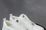 Підліткові кеди шкіряні весна / осінь білі Monster Софт на шнурках біла підошва Фото 2