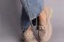 Туфлі жіночі шкіряні бежевого кольору Фото 2