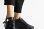 Жіночі кросівки шкіряні весна / осінь чорні Yuves 1 175 на бежевій підкладці Фото 7