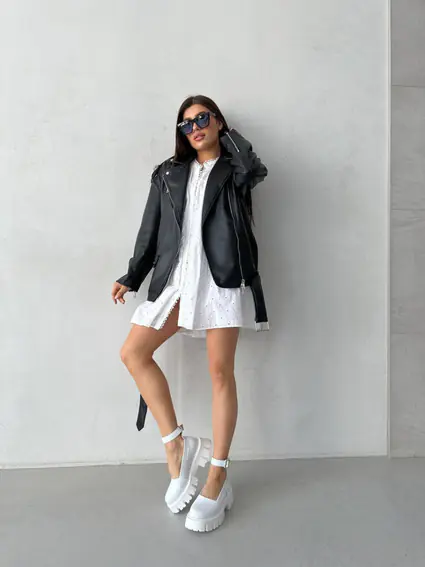 Туфли женские кожаные белые на массивной подошве фото 17 — интернет-магазин Tapok