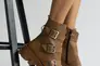 Женские ботинки кожаные весна/осень коричневые Emirro A-23 на байке Фото 1