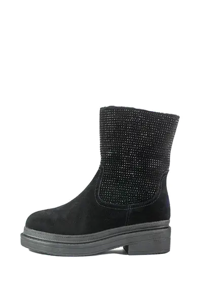 Ботинки зимние женские Allshoes K235-X08-1P черные фото 1 — интернет-магазин Tapok