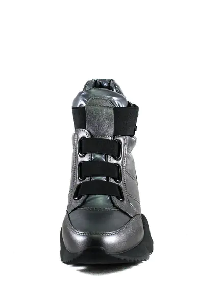 Ботинки зимние женские Prima D'arte 1552-F28-2 серые фото 3 — интернет-магазин Tapok