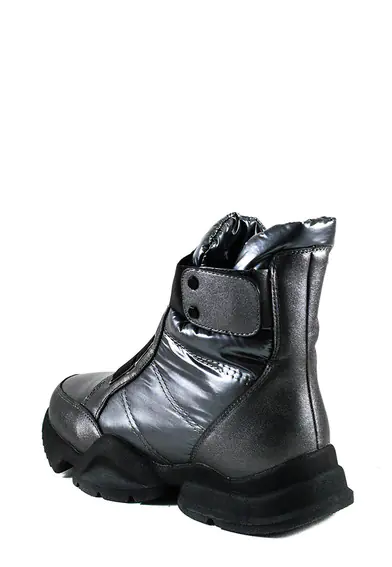 Ботинки зимние женские Prima D'arte 1552-F28-2 серые фото 4 — интернет-магазин Tapok