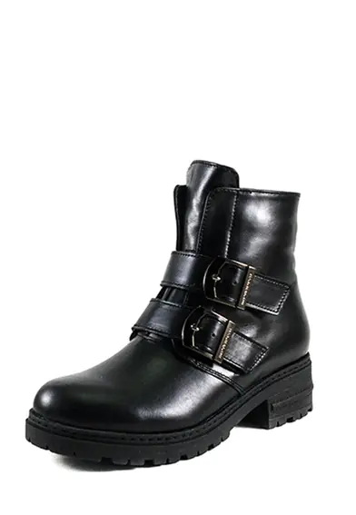 Ботинки зимние женские SND SDAZ J22 черные фото 1 — интернет-магазин Tapok