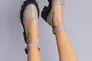 Туфлі жіночі шкіряні бежеві на масивній підошві Фото 7