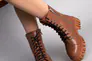 Черевики жіночі шкіряні руді з замками демісезонні Фото 3