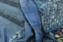 Сапоги-трубы женские кожаные черные на небольшом каблуке Фото 18