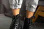 Женские ботинки кожаные весна/осень черные Milord 1070 на байке Фото 3