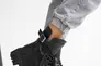 Женские ботинки кожаные зимние черные Udg 2202/1А набивная шерсть Фото 1
