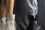 Женские ботинки кожаные зимние черные Udg 2202/1А набивная шерсть Фото 2