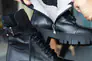 Женские ботинки кожаные зимние черные Udg 2202/1А набивная шерсть Фото 8
