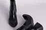 Ботильоны женские кожа наплак черного цвета с расклешенным каблуком Фото 8