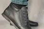 Чоловічі черевики шкіряні зимові чорні Milord ТЮ на хутрі Фото 1
