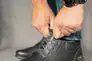 Чоловічі черевики шкіряні зимові чорні Milord ТЮ на хутрі Фото 4
