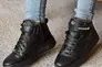 Подростковые ботинки кожаные зимние черные Monster BAS на шнурках Фото 1