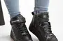 Подростковые ботинки кожаные зимние черные Monster BAS на шнурках Фото 6