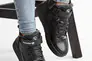 Подростковые ботинки кожаные зимние черные Monster BAS на шнурках Фото 7