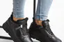 Женские кроссовки кожаные зимние черные Yuves 91175 На меху Фото 8