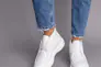 Ботинки женские кожаные белые демисезонные Фото 5