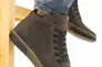 Чоловічі черевики шкіряні зимові коричневі Emirro x500 на хутрі Фото 5