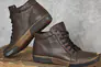 Чоловічі черевики шкіряні зимові коричневі Emirro x500 на хутрі Фото 10