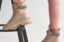 Жіночі черевики шкіряні зимові бежеві Vikont 45-37-19 на хутрі Фото 9