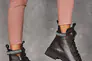 Жіночі черевики шкіряні зимові чорні Vikont 45-06-19 на хутрі Фото 2