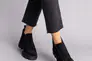 Лофери жіночі замшеві чорні зимові з пензликом Фото 5