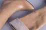 Чоботи-труби жіночі шкіряні пісочний на невеликому каблуці зимові Фото 8