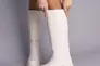 Сапоги женские кожаные молочного цвета зимние Фото 4