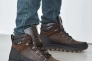 Мужские кроссовки кожаные зимние коричневые Nivas 006 на меху Фото 1