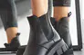 Жіночі черевики шкіряні зимові чорні Emirro 205 на хутрі Фото 4