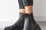 Жіночі черевики шкіряні зимові чорні Emirro 205 на хутрі Фото 5
