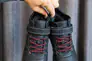 Подростковые ботинки кожаные зимние черные Levons Л-54 на меху Фото 3