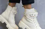 Жіночі черевики шкіряні зимові молочні Emirro Б 67 на хутрі Фото 4