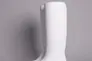 Чоботи-труби жіночі шкіряні білого кольору зимові Фото 8