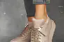 Женские кроссовки кожаные зимние бежевые Yuves 8011 на меху Фото 7