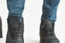Чоловічі кросівки шкіряні зимові чорні Emirro 124 на хутрі Фото 11