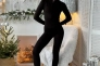 Угги женские кожаные черного цвета Фото 17