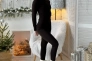 Угги женские кожаные черного цвета Фото 18