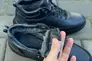 Чоловічі кросівки шкіряні зимові чорні Extrem 1570 на хутрі Фото 2