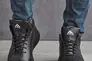 Мужские кроссовки кожаные зимние черные Extrem 1570 на меху Фото 5