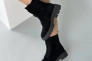 Ботинки женские замшевые черные зимние Фото 15