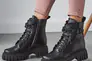 Женские ботинки кожаные зимние черные Vlamax Б 67 на меху Фото 2